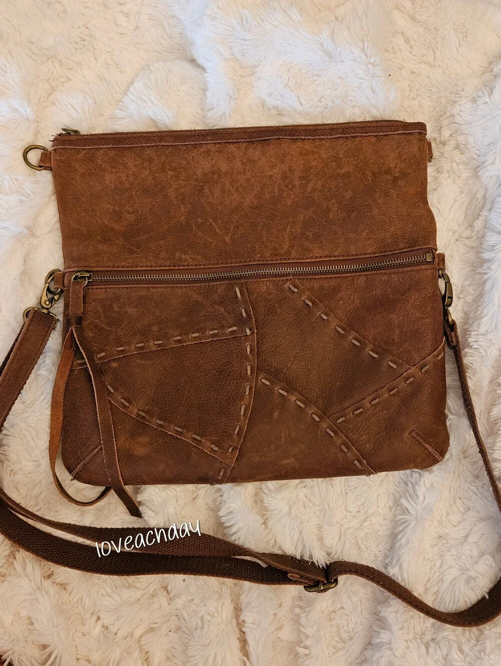 Lucky Brand✨️Fold-Over Bag
